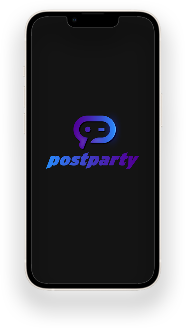 Postparty app on iPhone